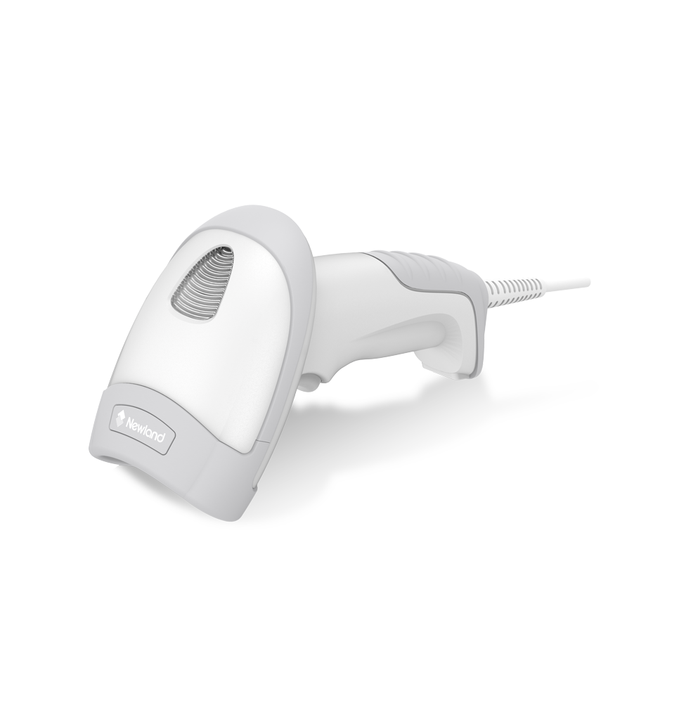 Perspective side view HR32 Marlin Corded HC handheld scanner