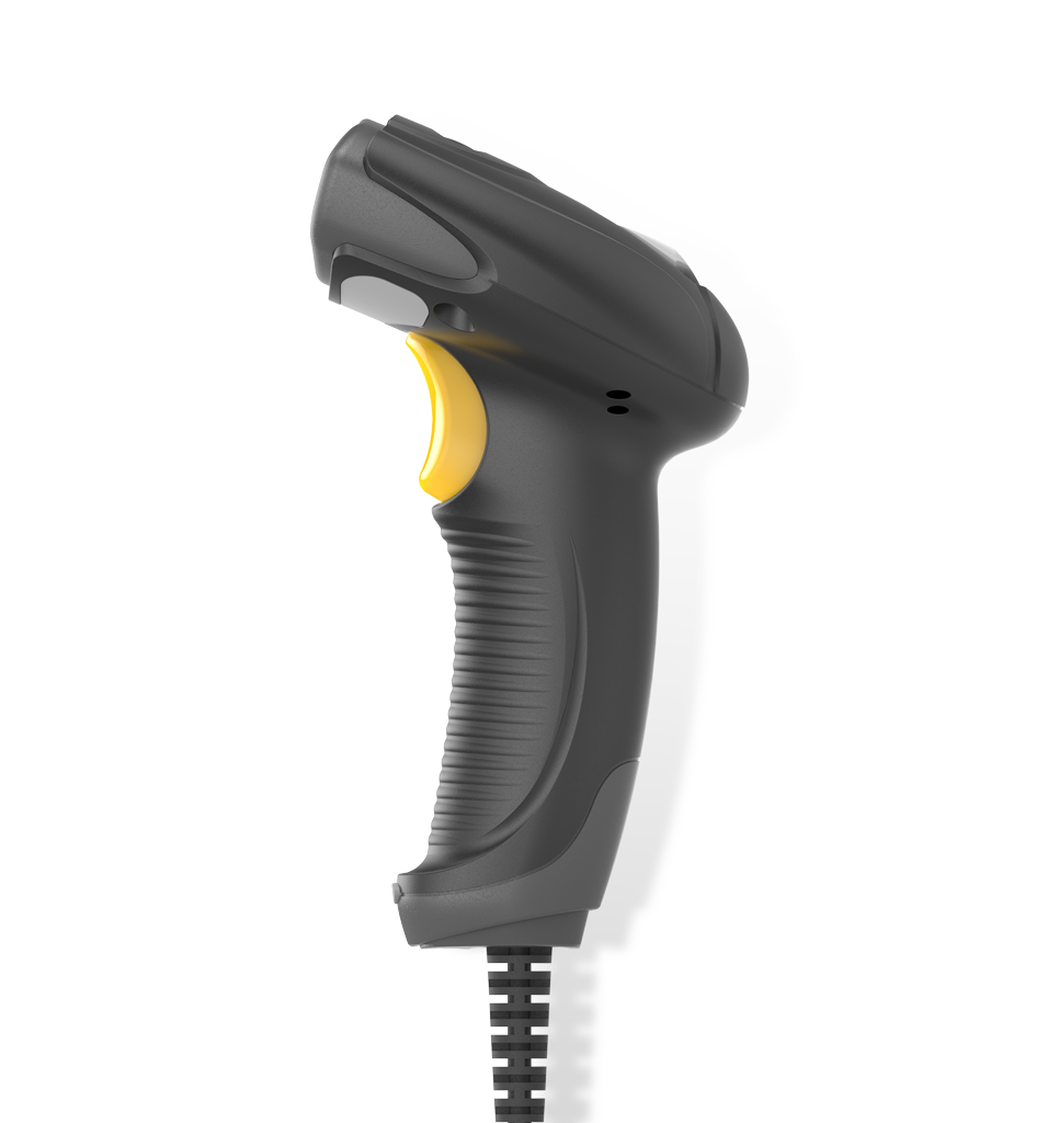 Side view HR20 Panga Corded handheld scanner