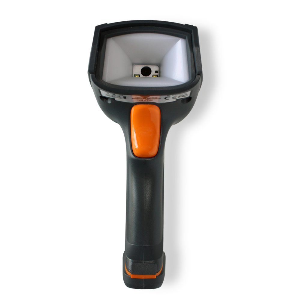 Front view NVH300 Angler DP industrial handheld scanner