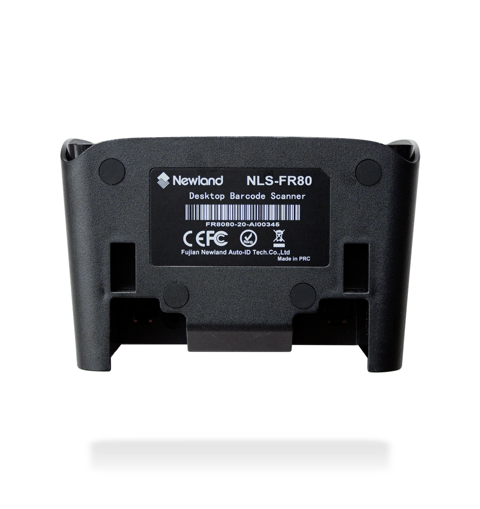 Bottom view FR80 Salmon presentation scanner