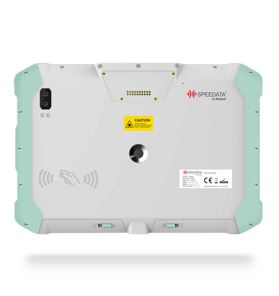 Back view SD100 Orion II MD touch panel computer