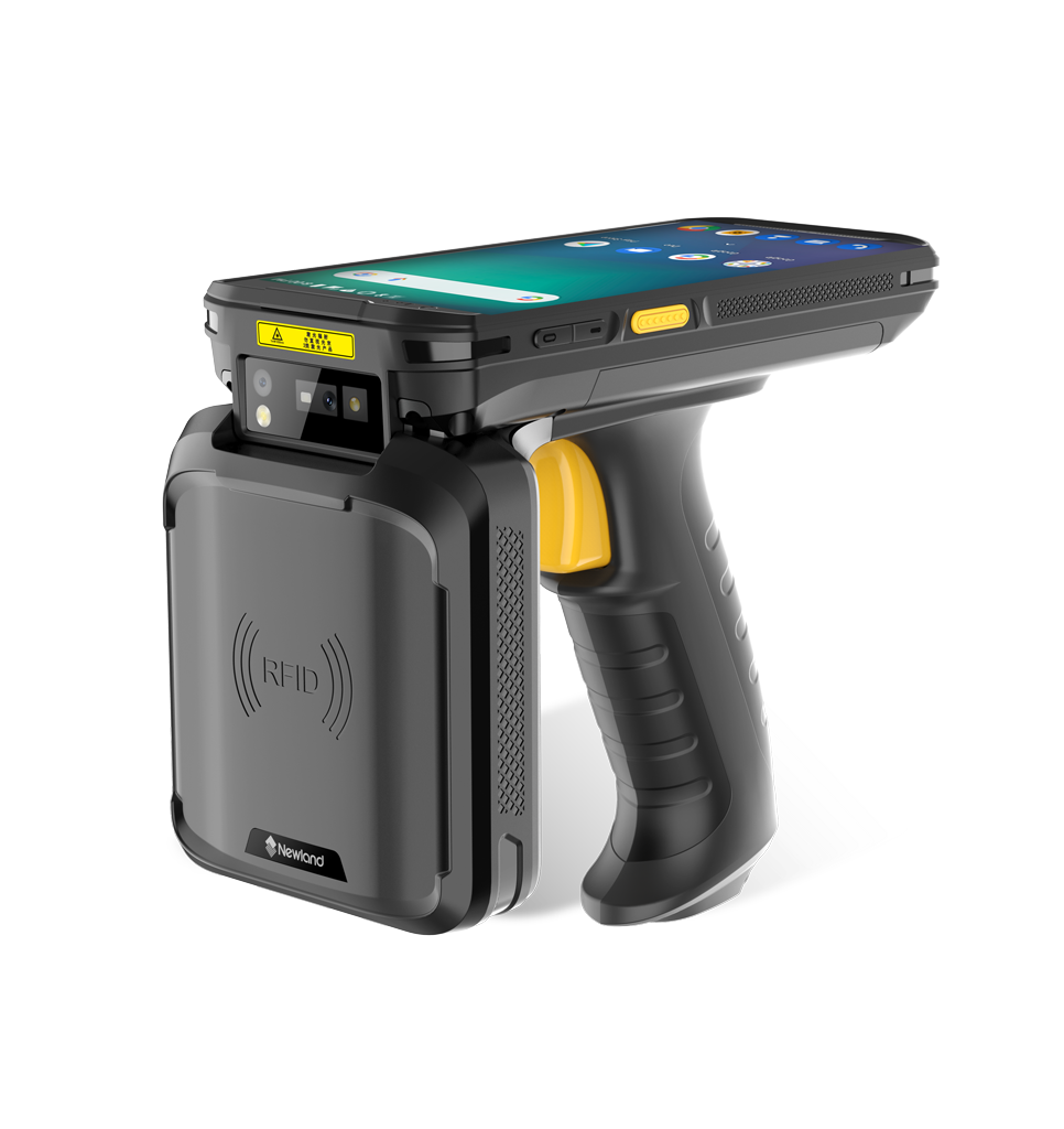 Perspective view MT93 Megattera Pro UHF mobile computer