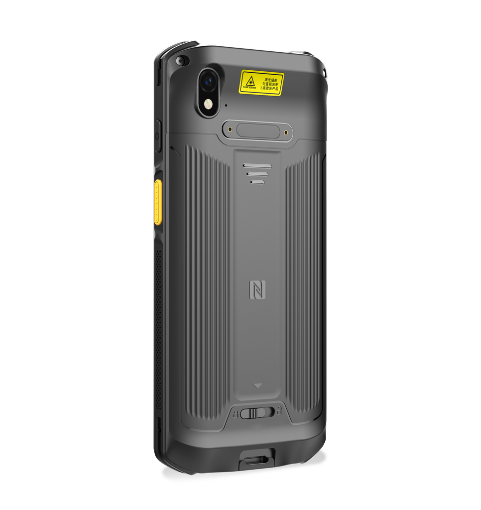 Perspective back view MT93 Megattera Pro Straight Shooter mobile computer