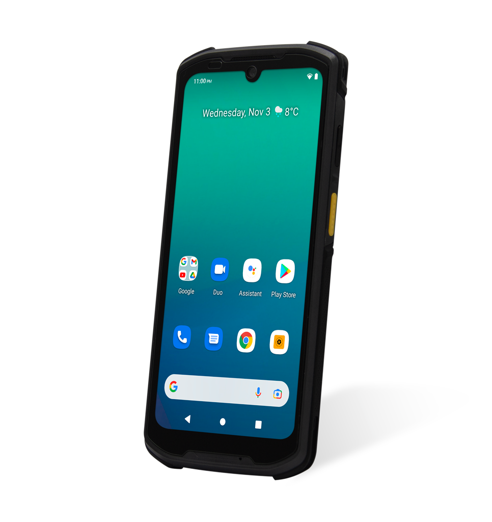 Perspective view MT95 Kambur Pro mobile computer