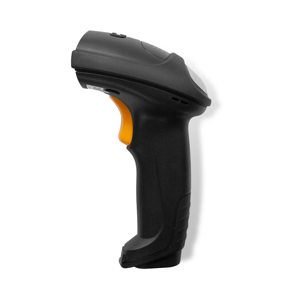 Side view HR52 Bonito Bluetooth handheld scanner