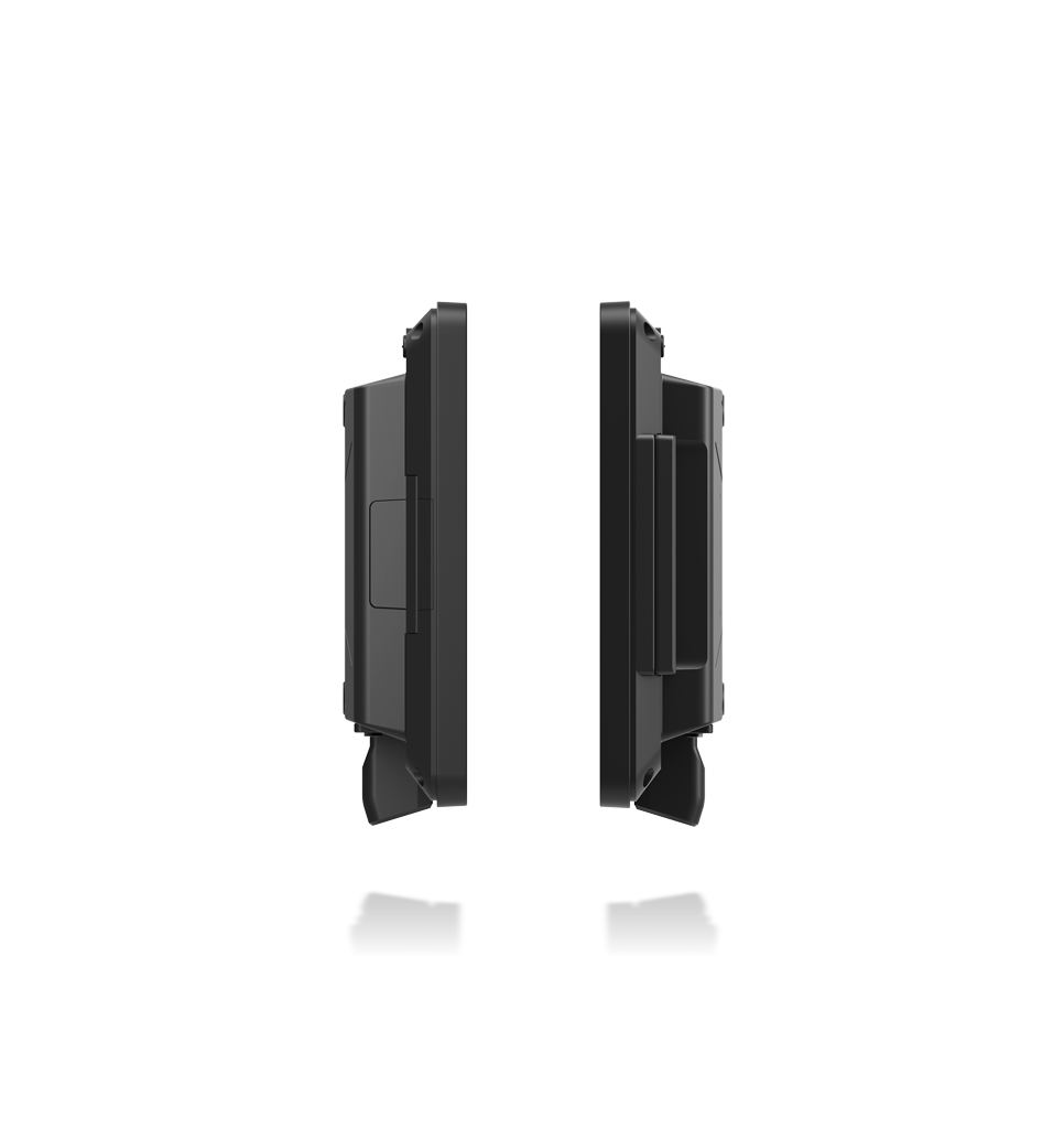 Side views NQuire 750 Stingray II touch panel computer