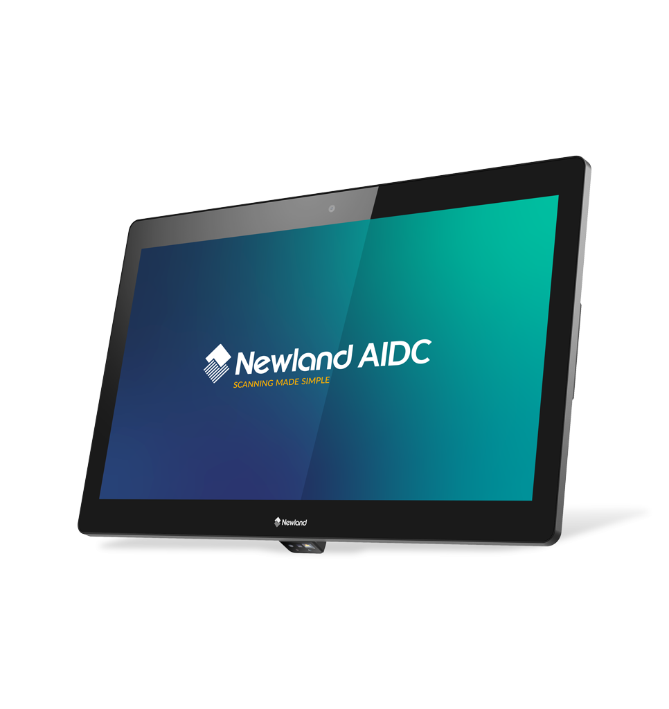 Perspective view NQuire 1500 Manta II touch panel computer