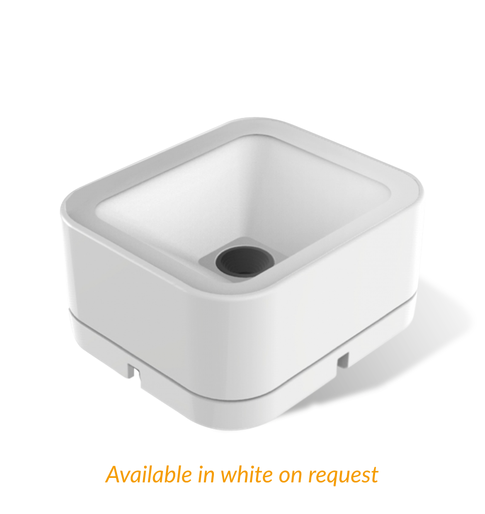 Perspective view FR27 presentation scanner white colour. Available on request