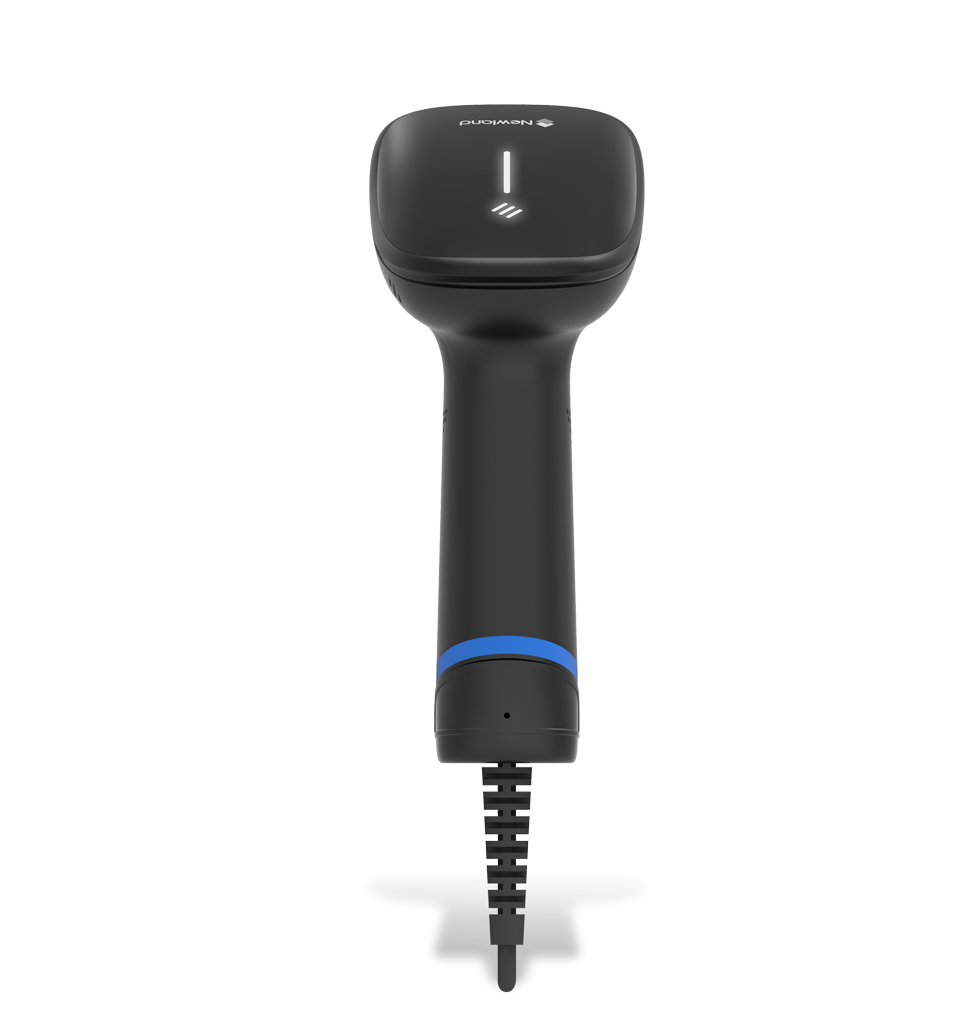 Back view HR23 Dorada Corded handheld scanner