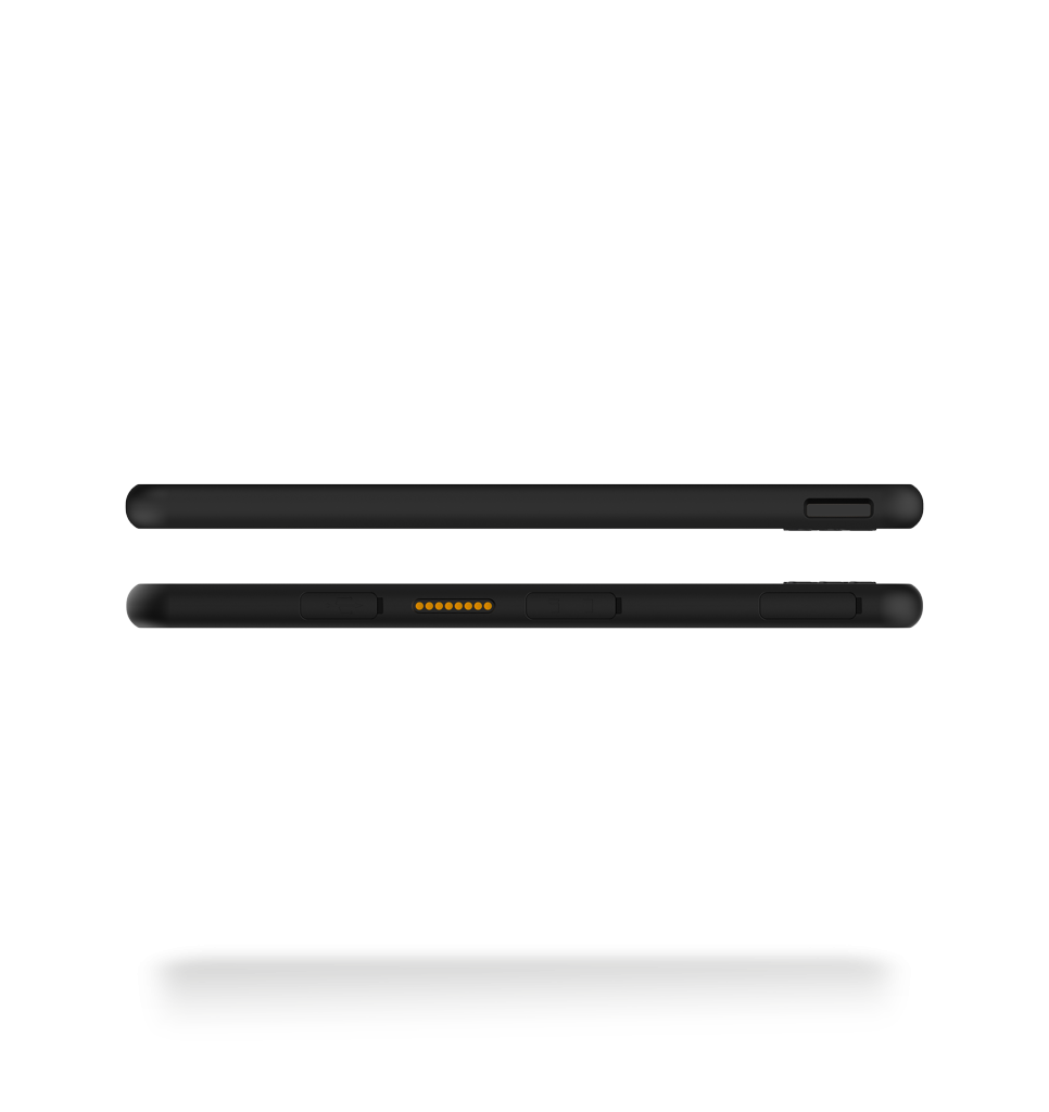 Top and bottom views FG80 Libra II 5G touch panel computer