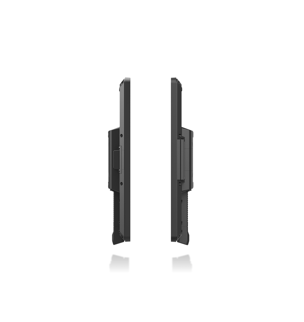 Side views NQuire 1500 Manta II touch panel computer