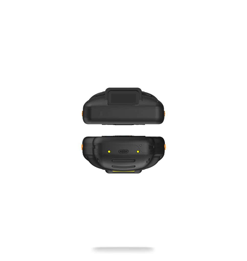 Top and bottom views HT35 Leo II mobile computer