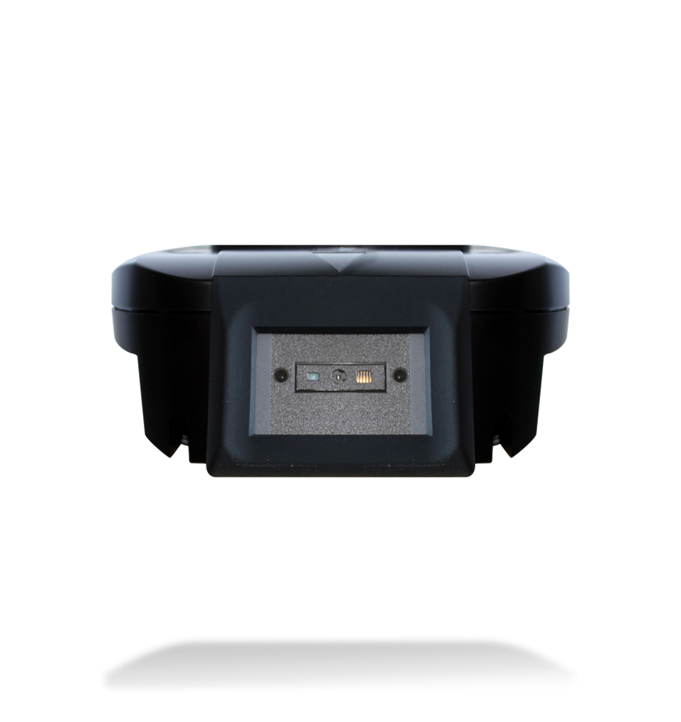 Bottom view NQuire 350 Skate touch panel computer