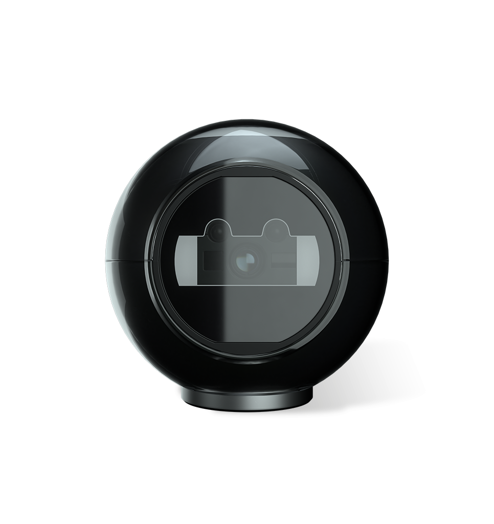 Front view magnetic socket FR50 Pearl presentation scanner