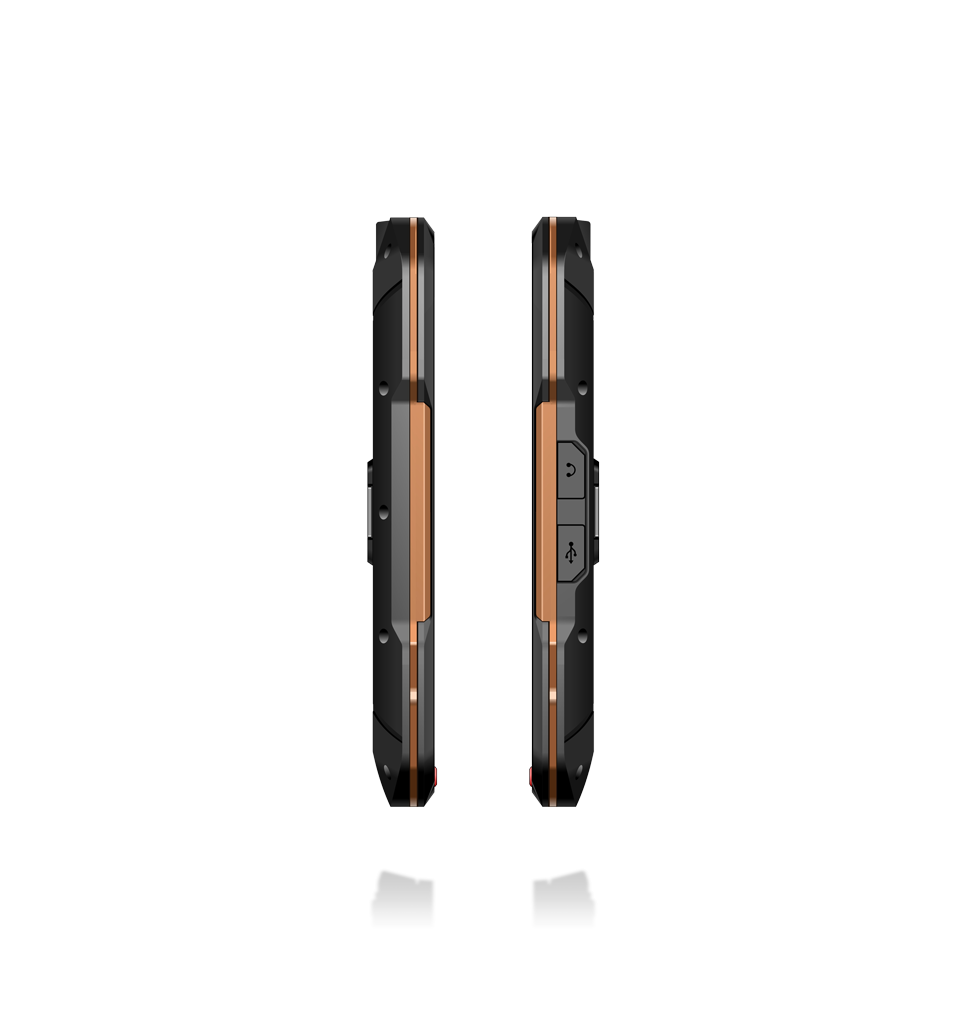 Side views SD100 Orion Plus touch panel computer