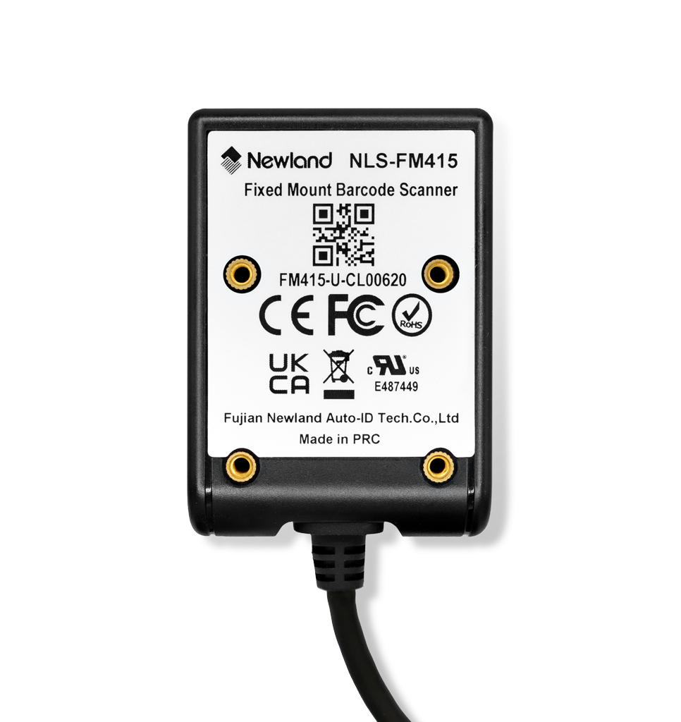 Back view FM415 Bass fixed-mount scanner 