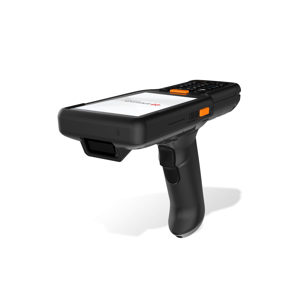 Perspective view HT35 Leo II mobile computer in pistol grip