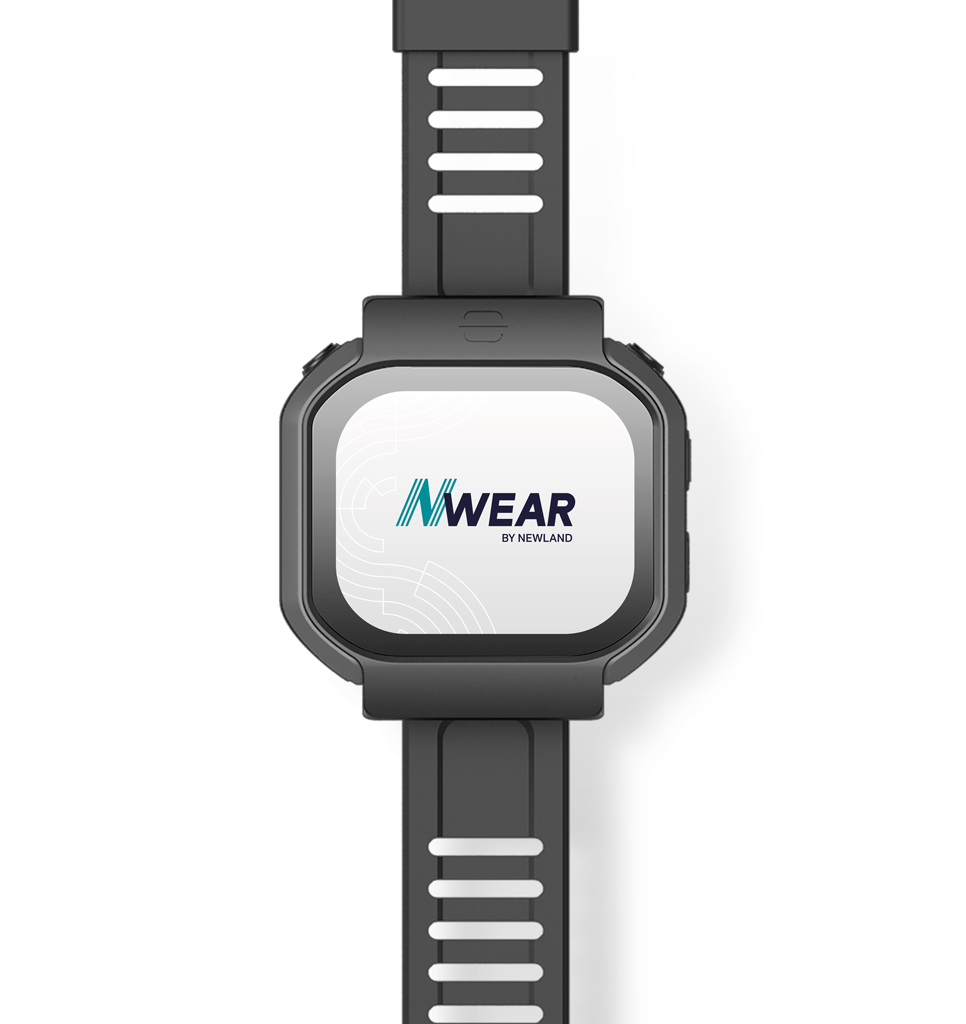 Front view WD5 Industrial Smartwatch Nwear range with strap
