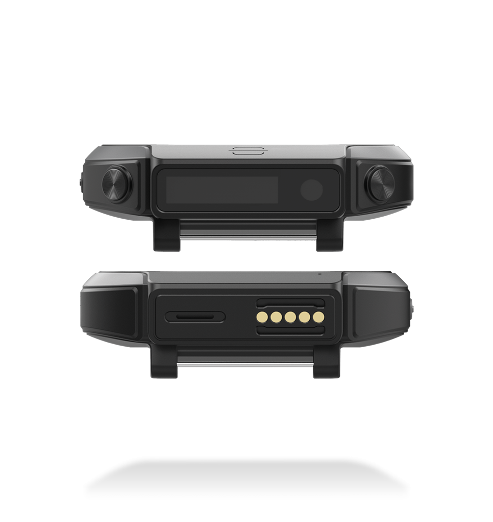 Top and bottom views WD5 Industrial Smartwatch Nwear range