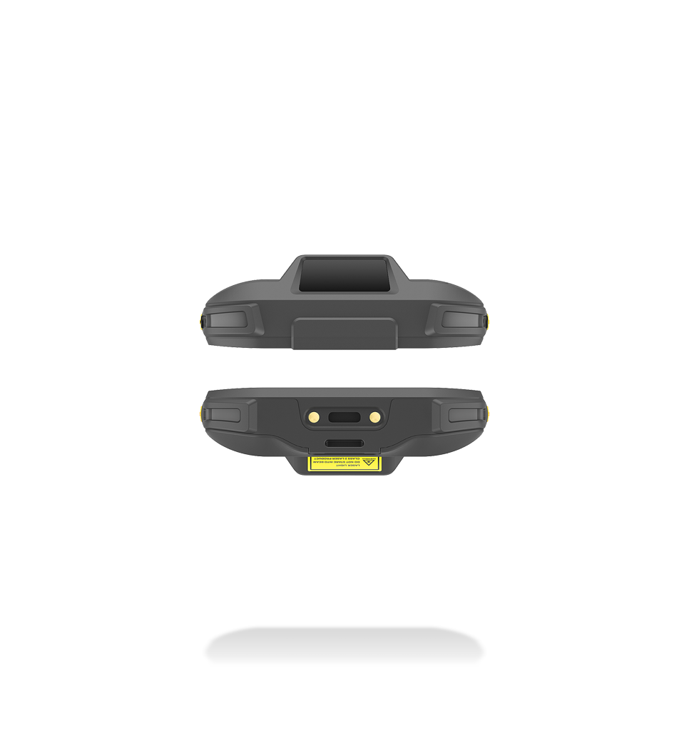 Top and bottom views MT93 Megattera Standard mobile computer