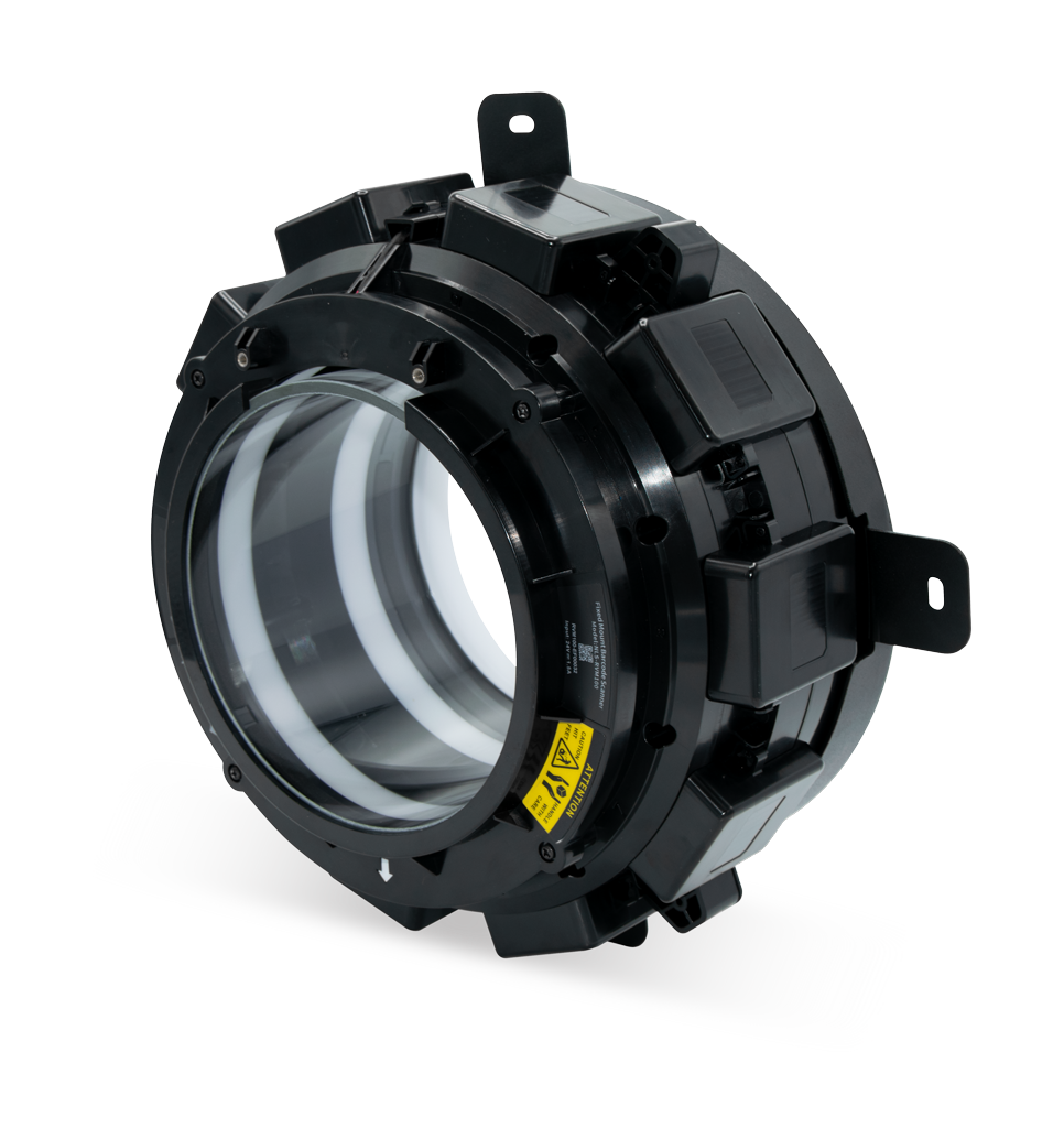 Perspective back view RVM100 Ring Scanner scan engine