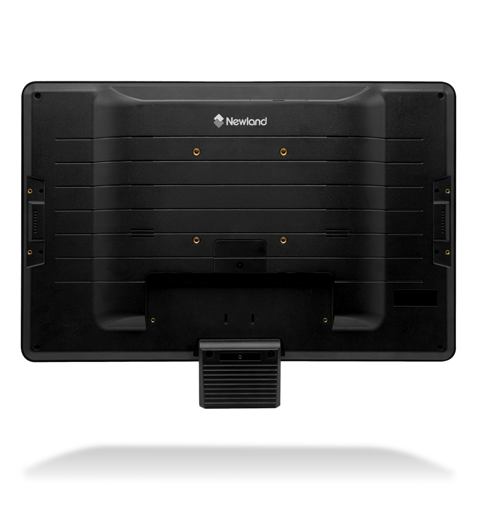 Back view NQuire 1500 Mobula touch panel computer