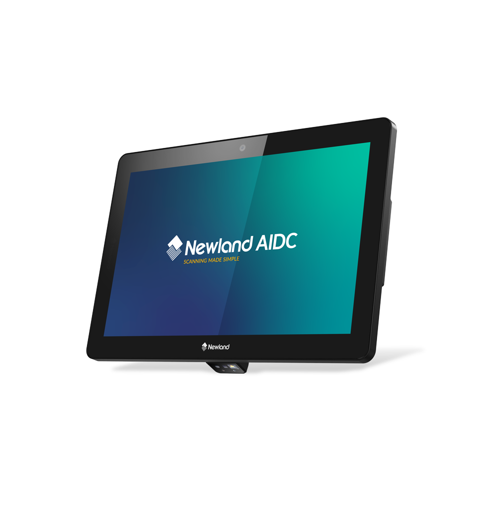 Perspective view NQuire 1000 Manta III touch panel computer