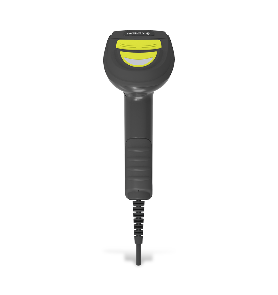 Back view HR42 Halibut HD corded industrial handheld scanner