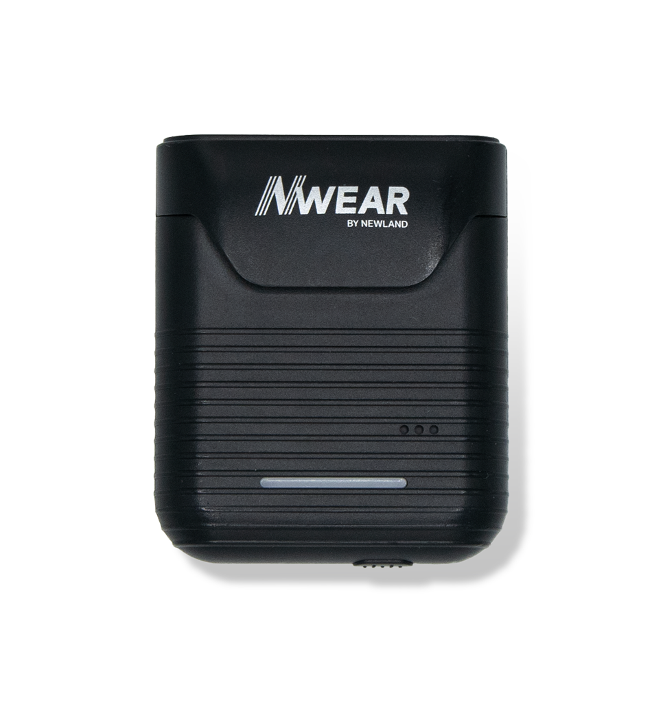 Top view WD2 Wearable Scanner Nwear range