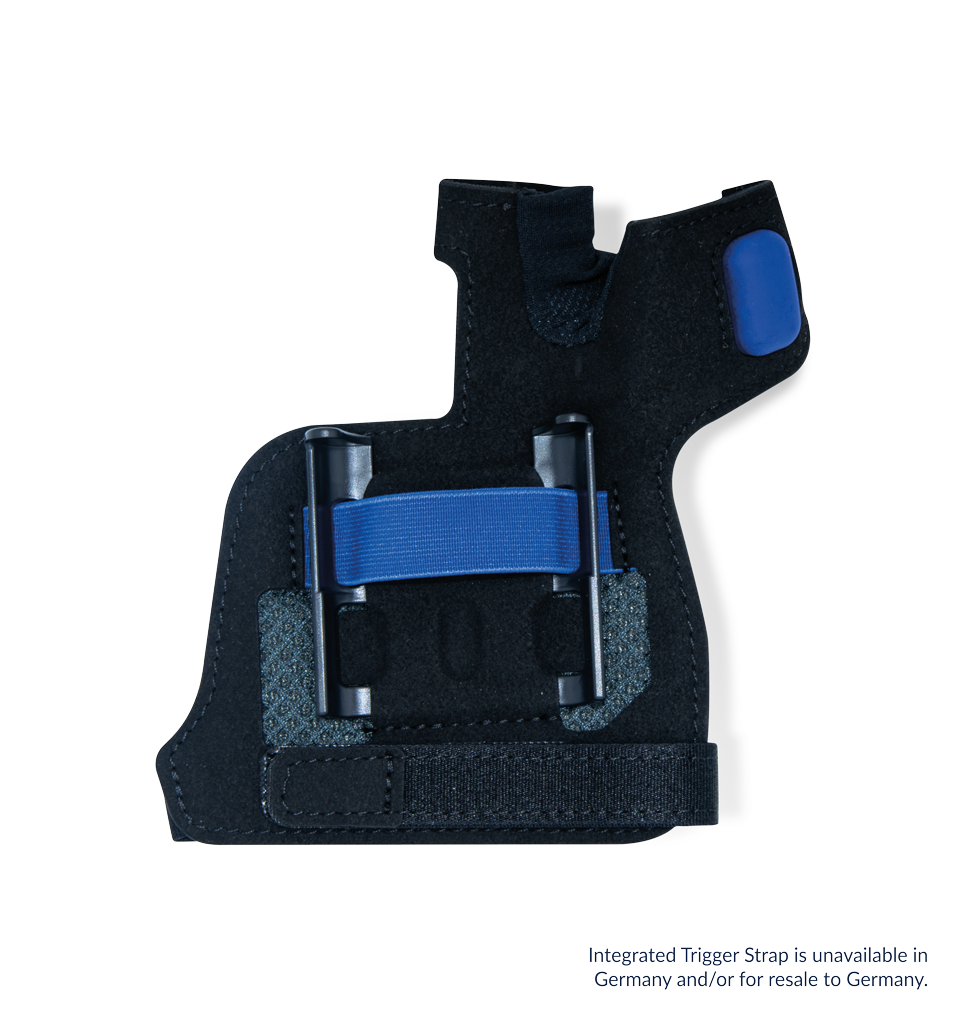 Front view Integrated Trigger Strap Nwear Accessory for WD2 Wearable Scanner. Integrated Trigger Strap is not available in Germany and/or for resale to Germany.