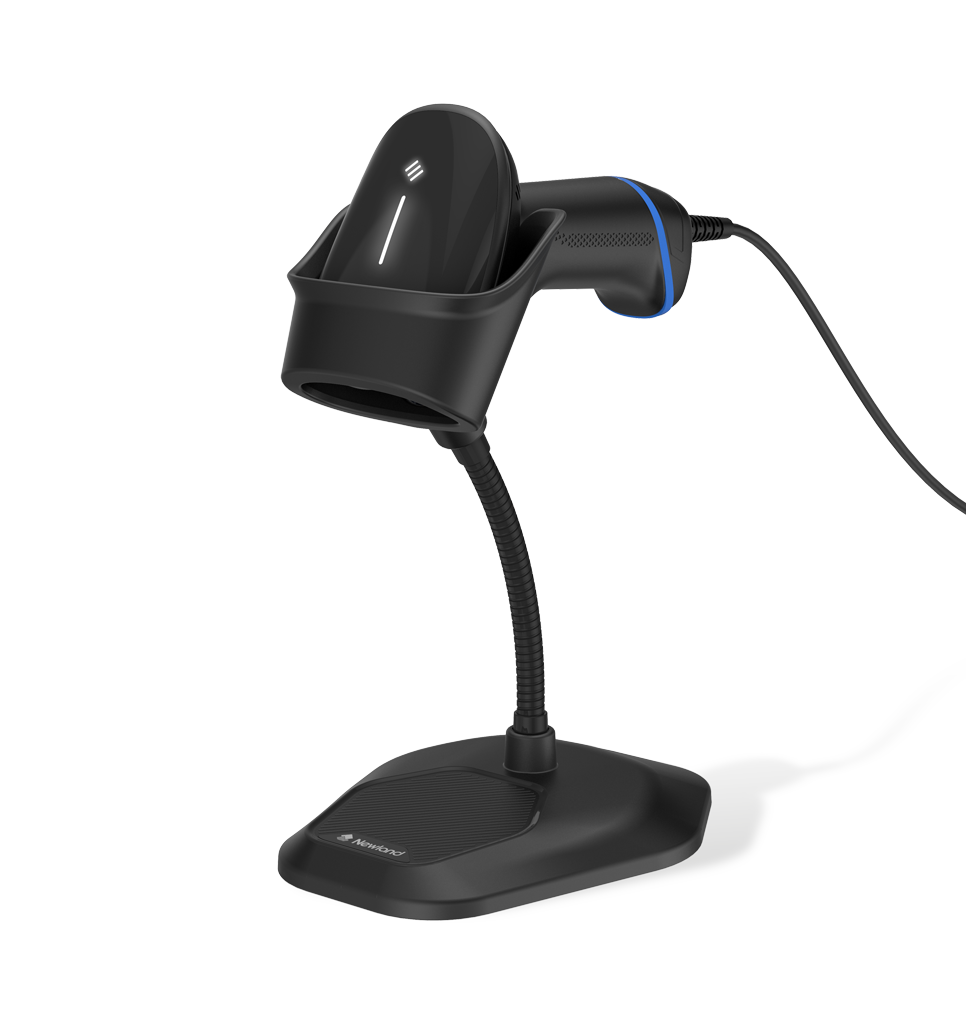 Smart Gooseneck Stand NLS-STD30i with HR23 Dorada Corded Handheld Scanners