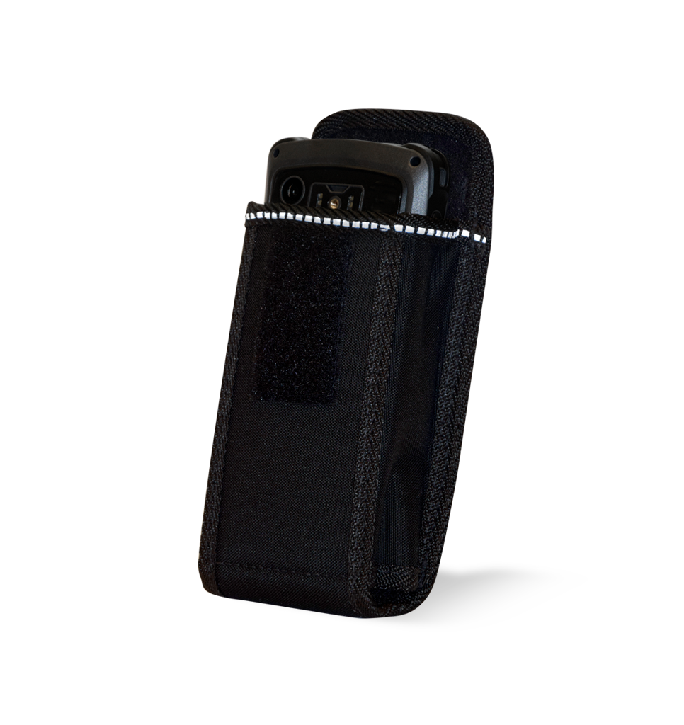 Perspective view holster HS105 for MT93 Series, MT95, and MT37 with mobile computer