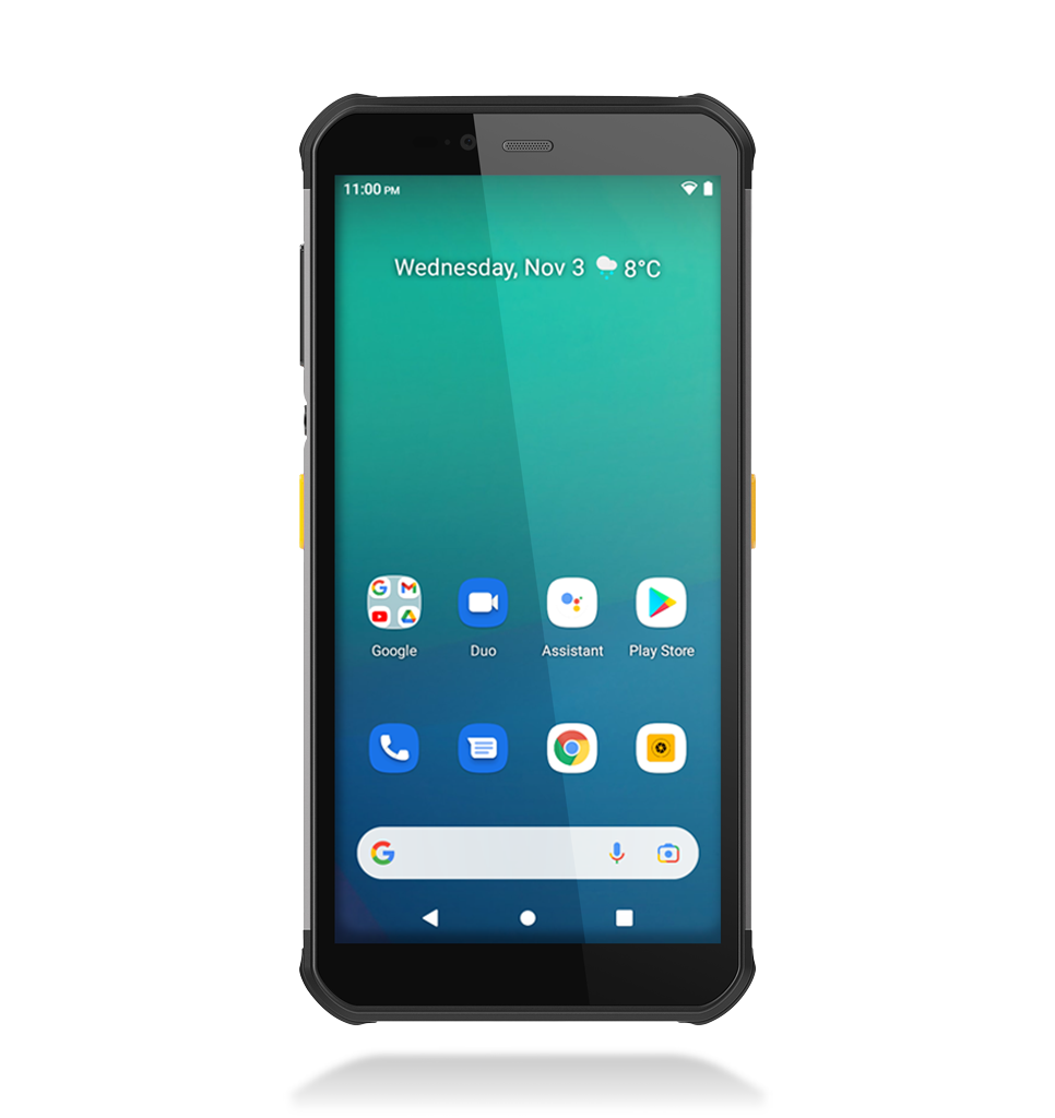 Front view NFT10 Pilot Pro mobile computer