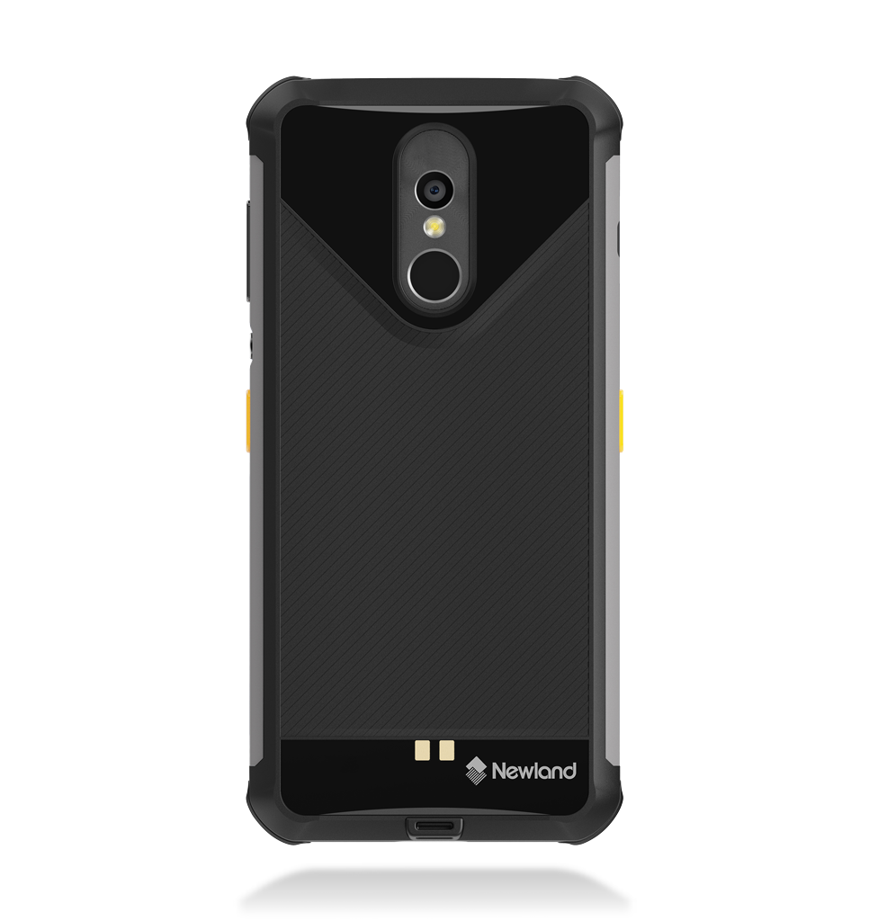 Back view NFT10 Pilot Pro mobile computer