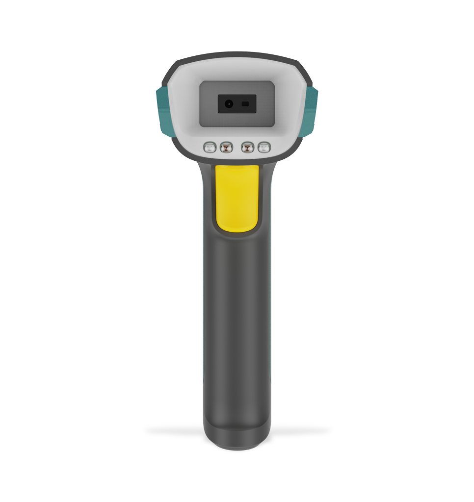 Front view NVH220 Lophius AI Bluetooth industrial handheld scanner