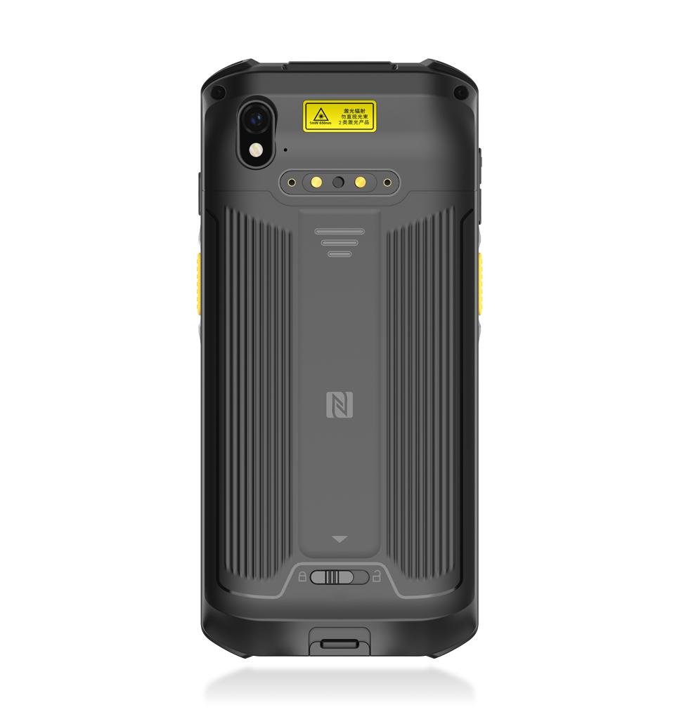 Back view MT93 Megattera Pro Straight Shooter mobile computer
