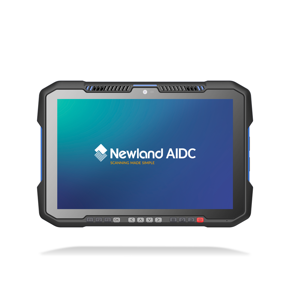 Front view NQuire 10 Trygon Touch Panel Computer Black version