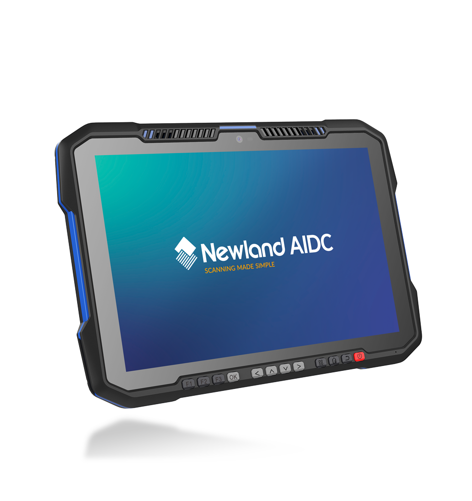 Perspective view NQuire 10 Trygon Touch Panel Computer Black version