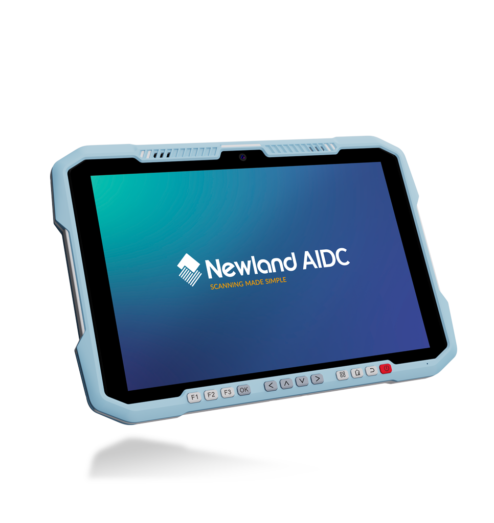 Perspective view NQuire 10 Trygon Touch Panel Computer White version