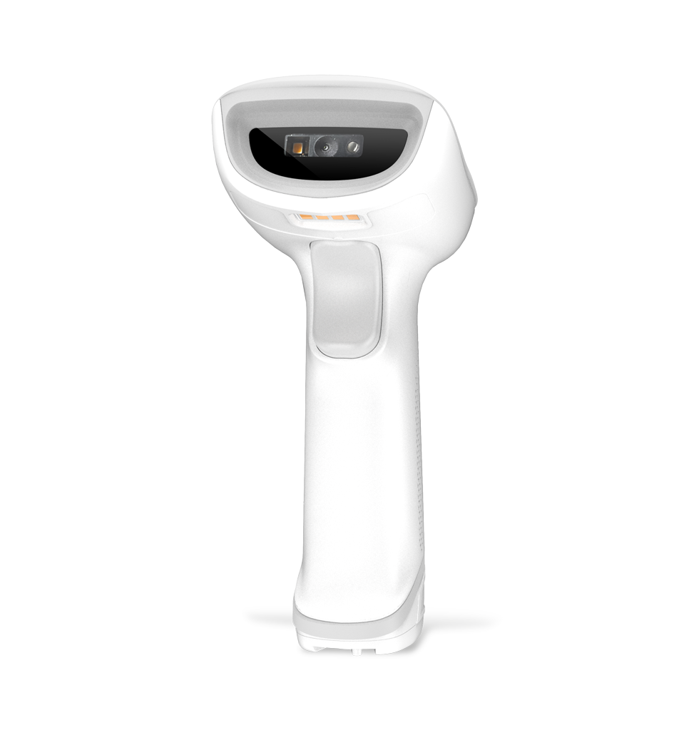 Front view HR23 Dorada AI BT White General Purpose Handheld Scanner