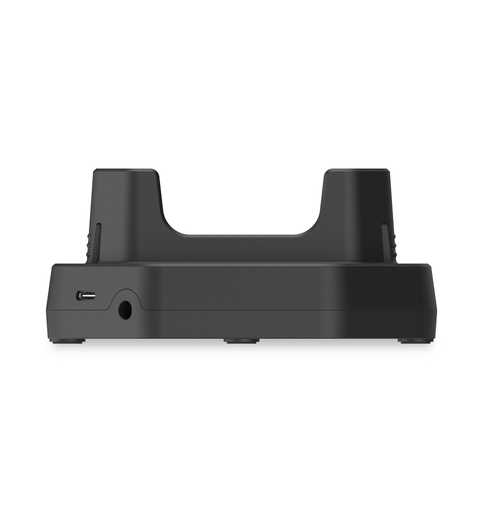 Back view NLS-MCD9557-1CC Charging and communication cradle for MT95 Kambur Pro III
