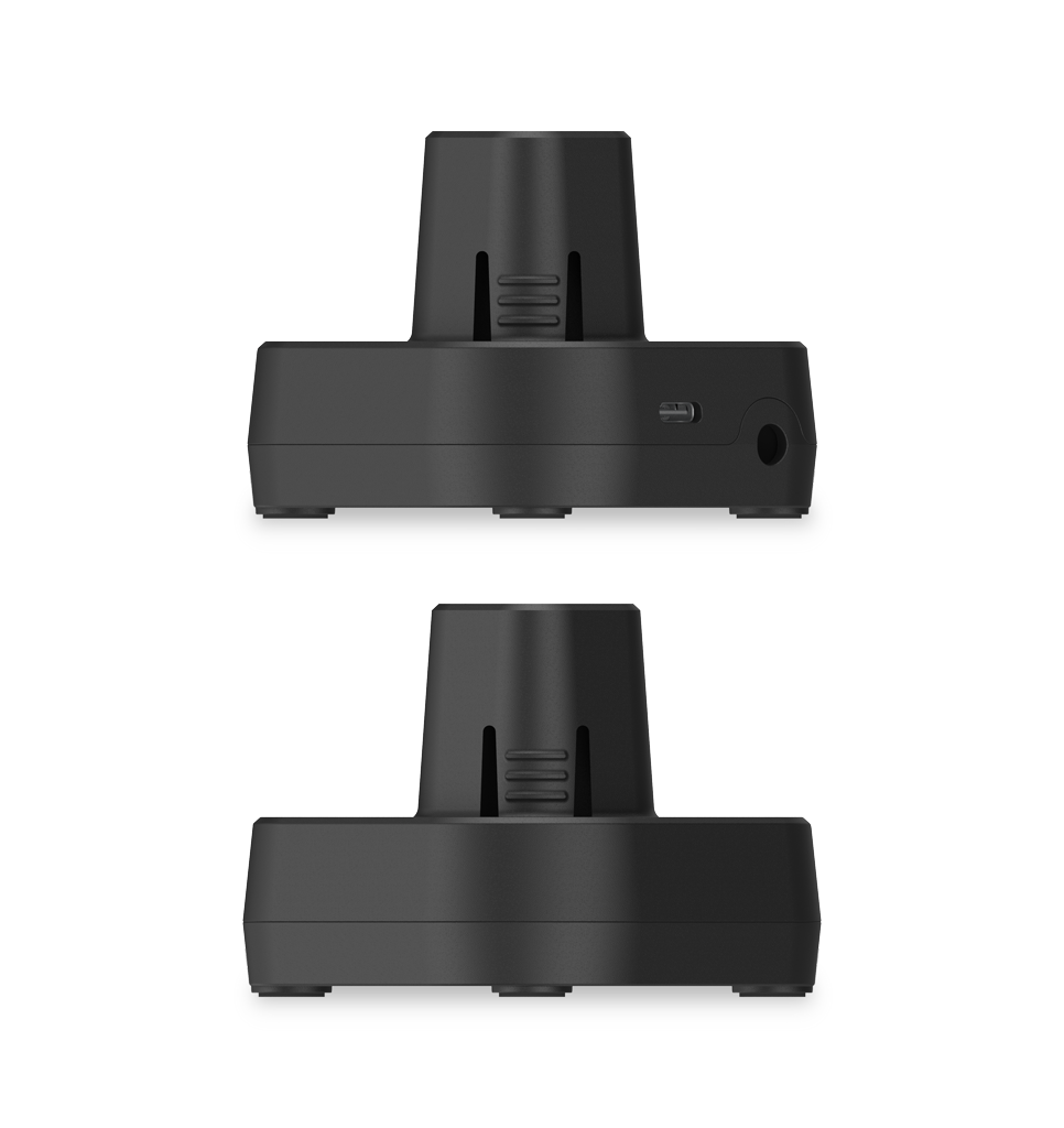 Side views NLS-MCD9557-1CC Charging and communication cradle for MT95 Kambur Pro III